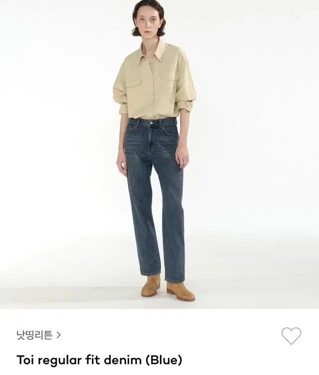 [낫띵리튼] toi refular fit denim (s)