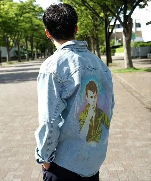 [L] Martinroz yalta bloo denim shirt size L sells