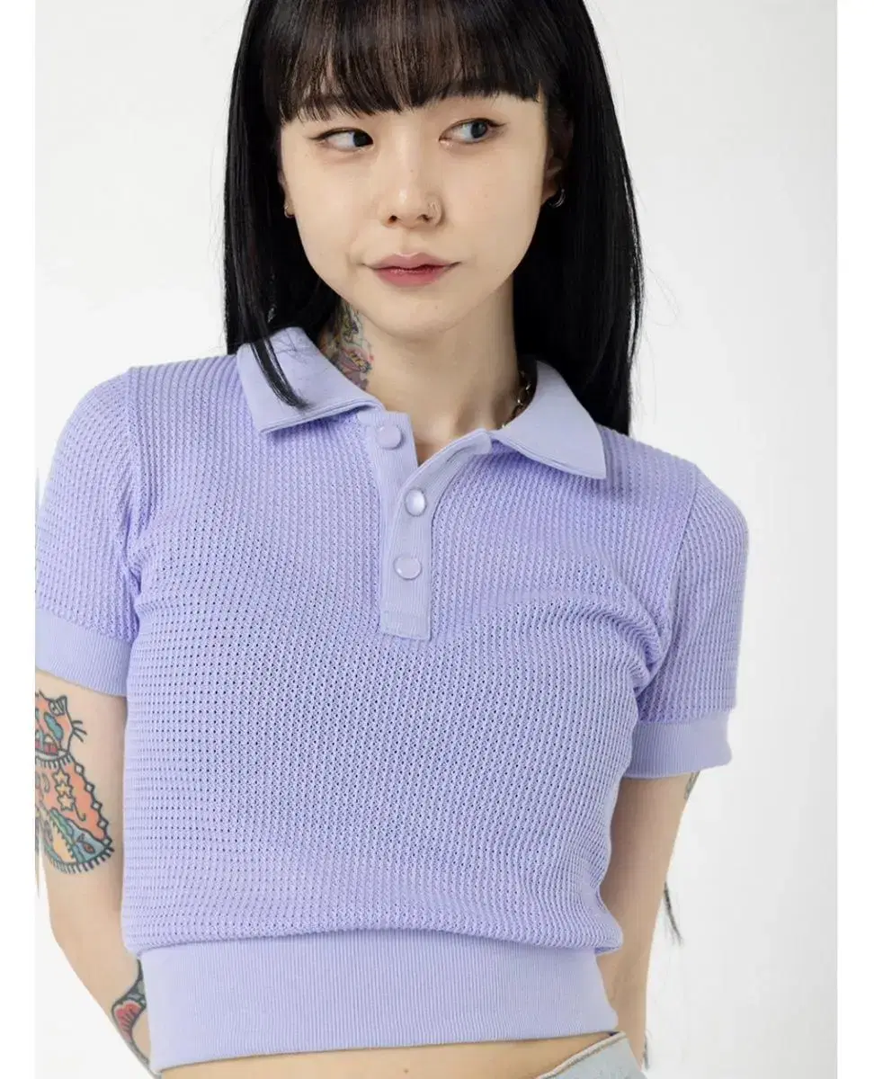 High School Disco PK Cropped Tee Mauve