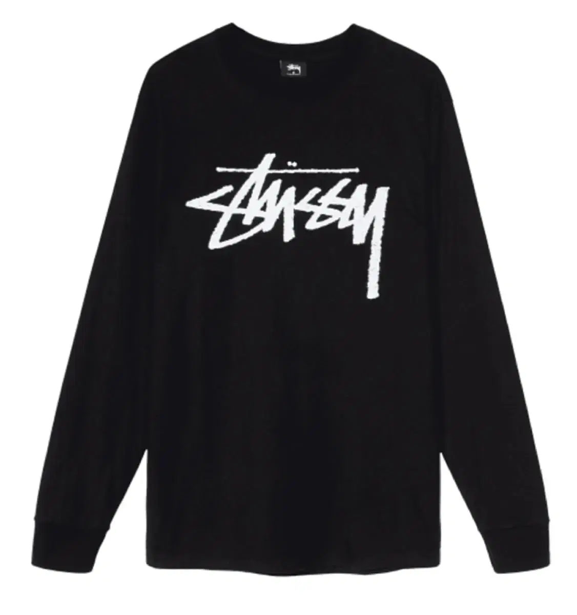 Stussy Stock Logo Long Sleeve Black L