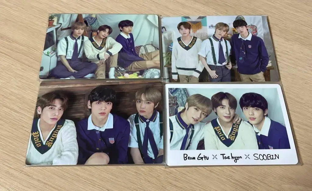 txt soobin taehyun beomgyu unit minipocard special incl. deball