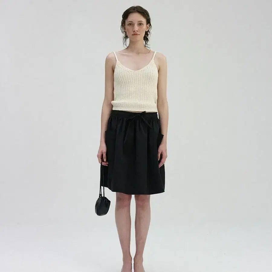 낫띵리튼 플레어 스커트 Casali flared skirt (Black)