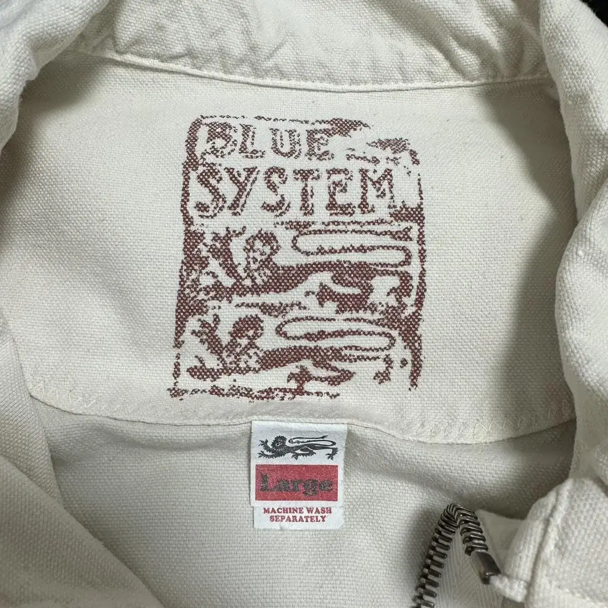 BLUE SYSTEM 아이보리 자켓