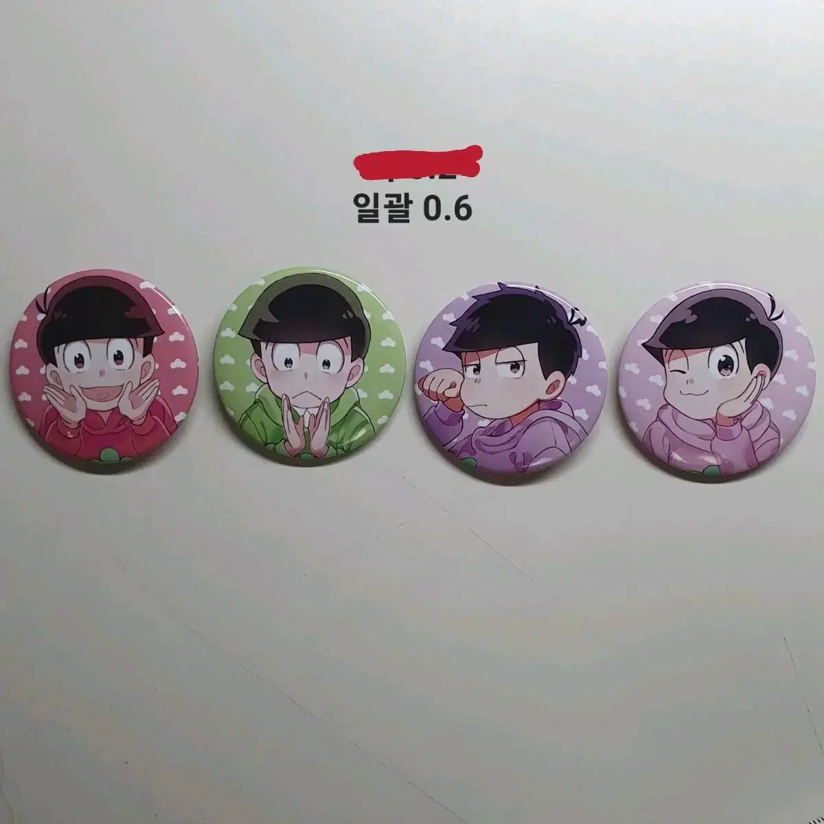 (Unpo) Osomatsu-san Can Badge Osomatsu Choromatsu Ichimatsu Todomatsu