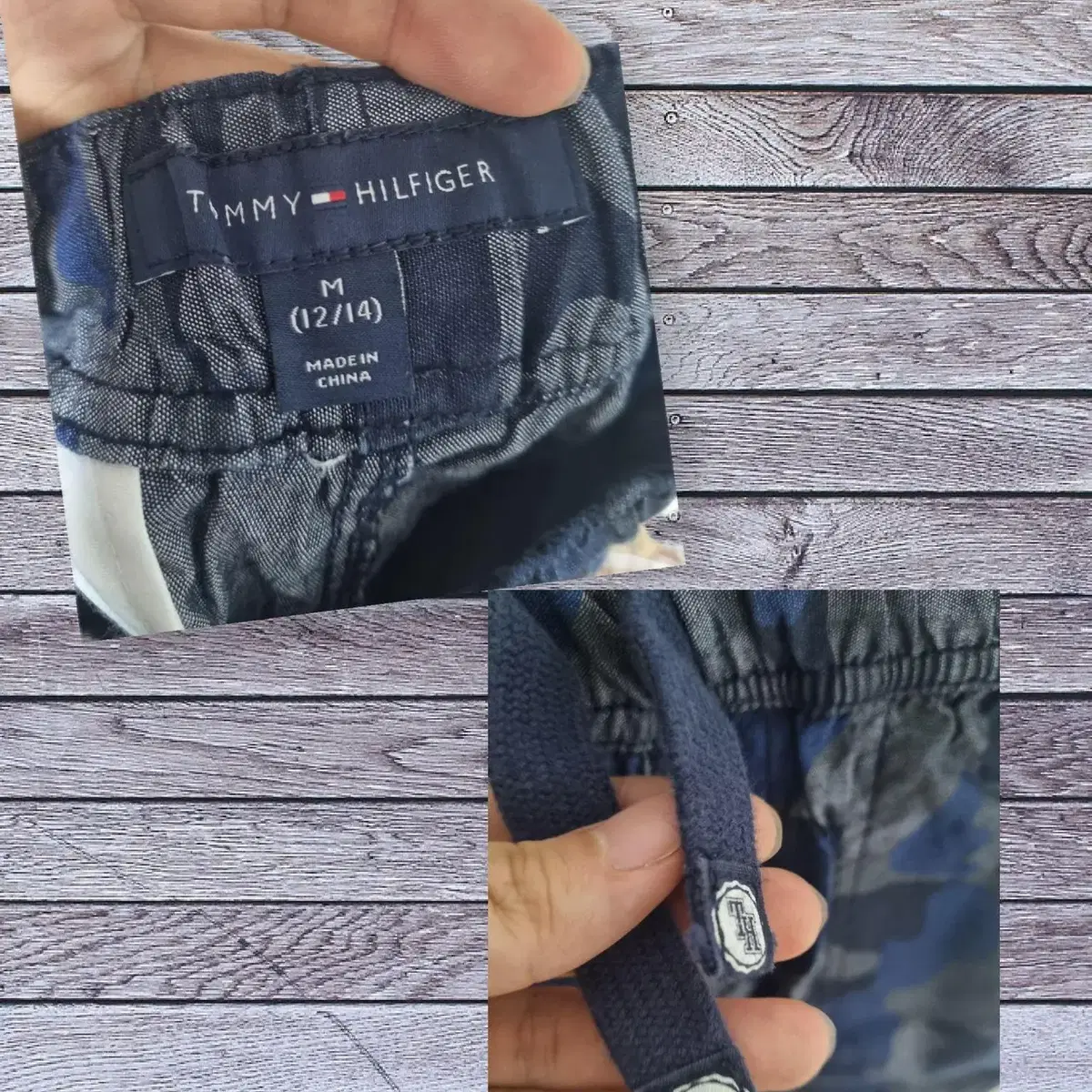 28~29) Tommy hilfiger 타미힐피거 블루 카모 반바지