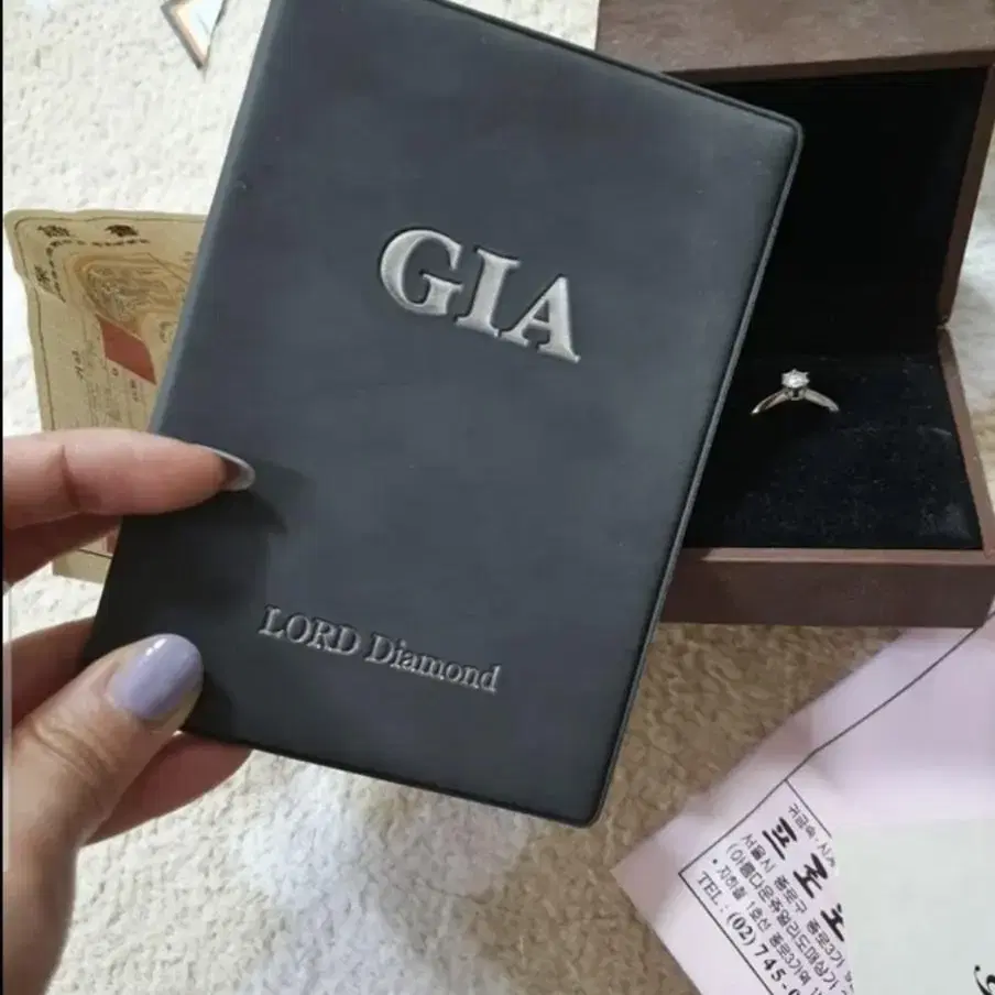 GIA 0.32ct D SI1 엑설런트컷 다이아반지 7호ㅣ보증서포함