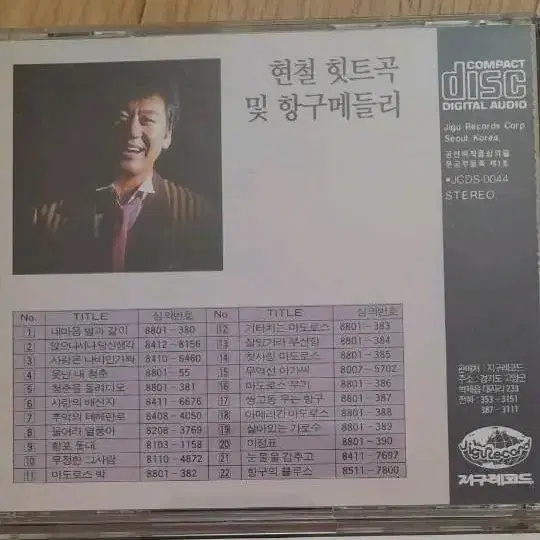 레트로 음반CD 현철 최진희. 댄스곡. 노래방CD 1520곡