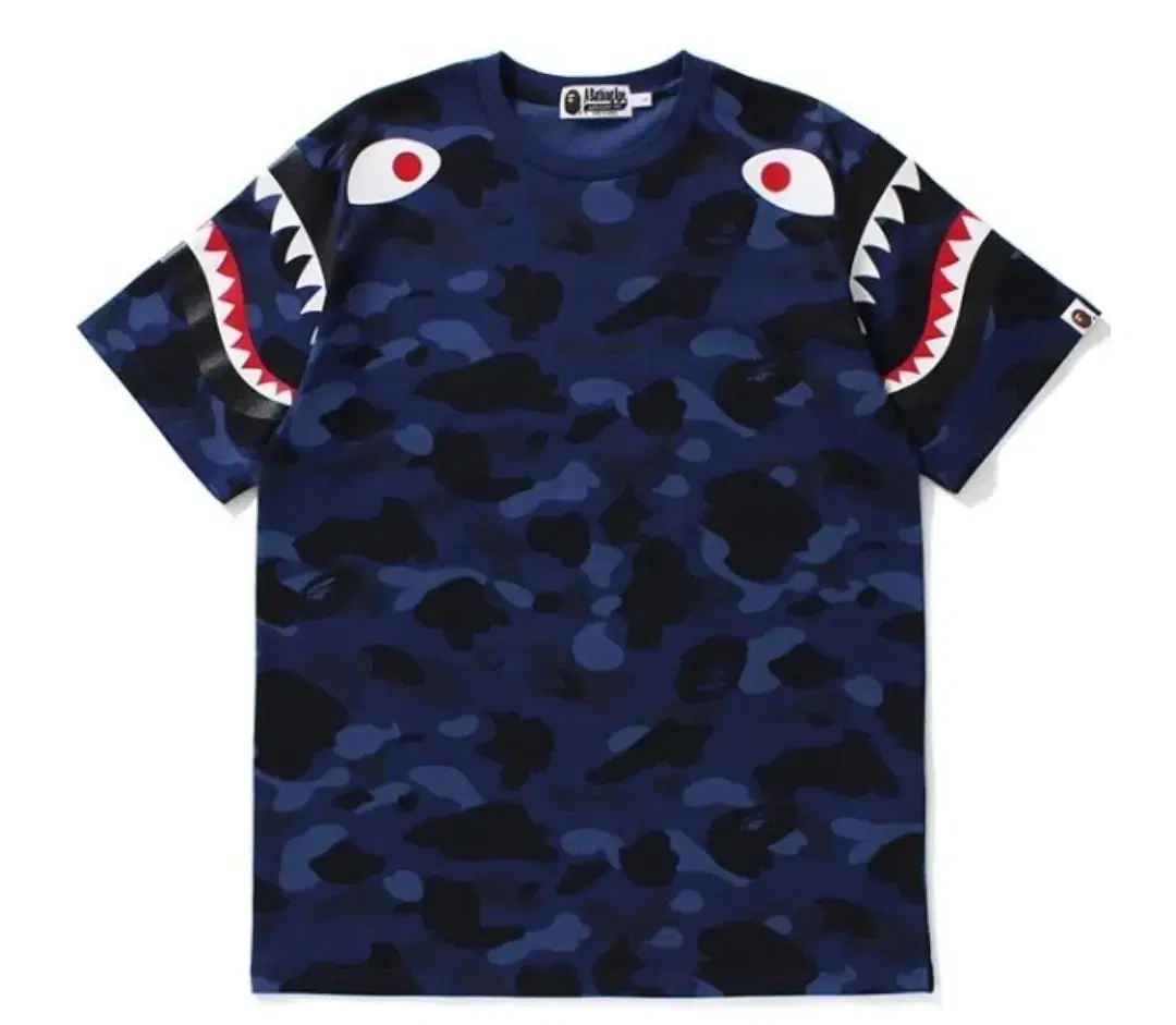 Vape Genuine L Color Camo Shark Shoulder Vahn Tee