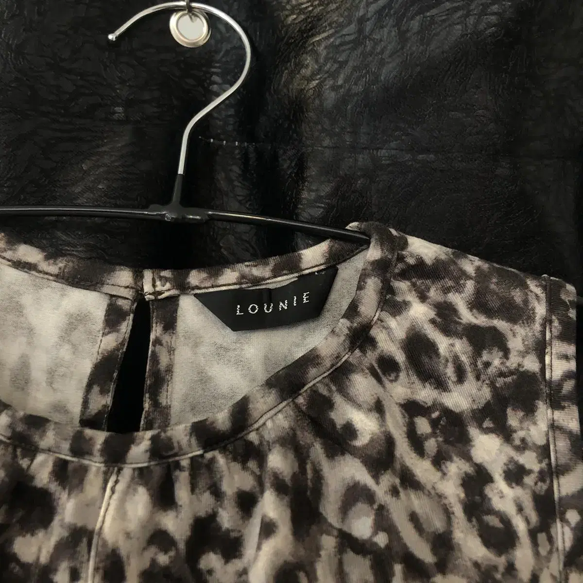 Vintage LOUNIE leopard sleeveless