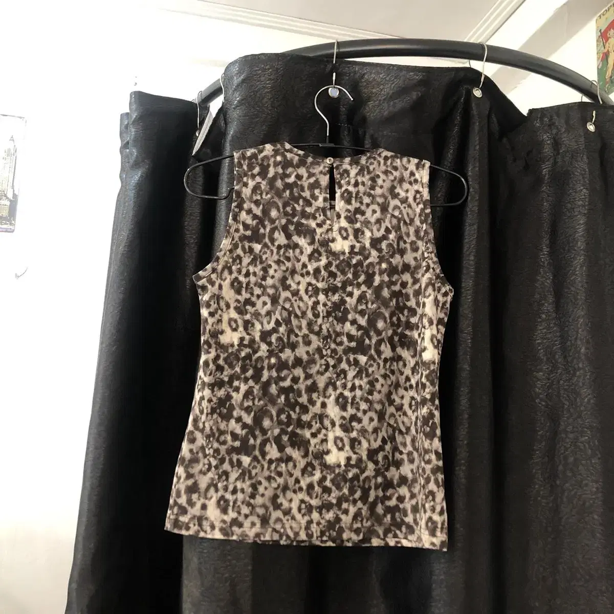 Vintage LOUNIE leopard sleeveless