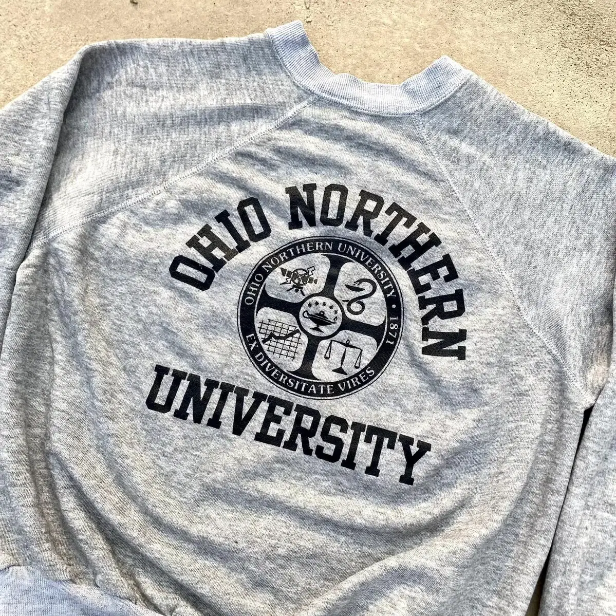 70's 빈티지 OHIO NORTHERN Univ. 스웻셔츠 95