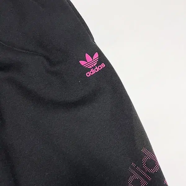 ADIDAS 아디다스 로고패턴 포인트 밴딩팬츠(L)