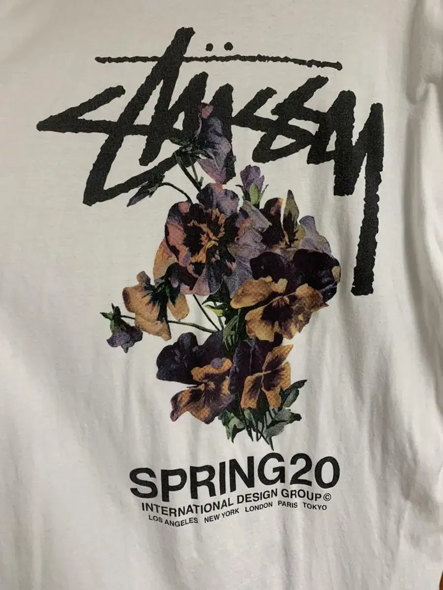 stussy bouquet 스투시 부케 s/s xl