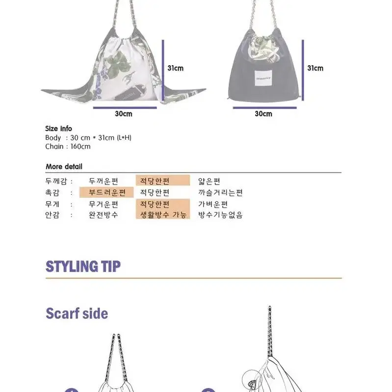 노메터 블랙 체인백