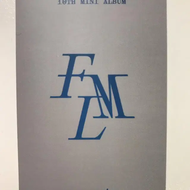 세븐틴 민규 fml 위버스 특전 포카