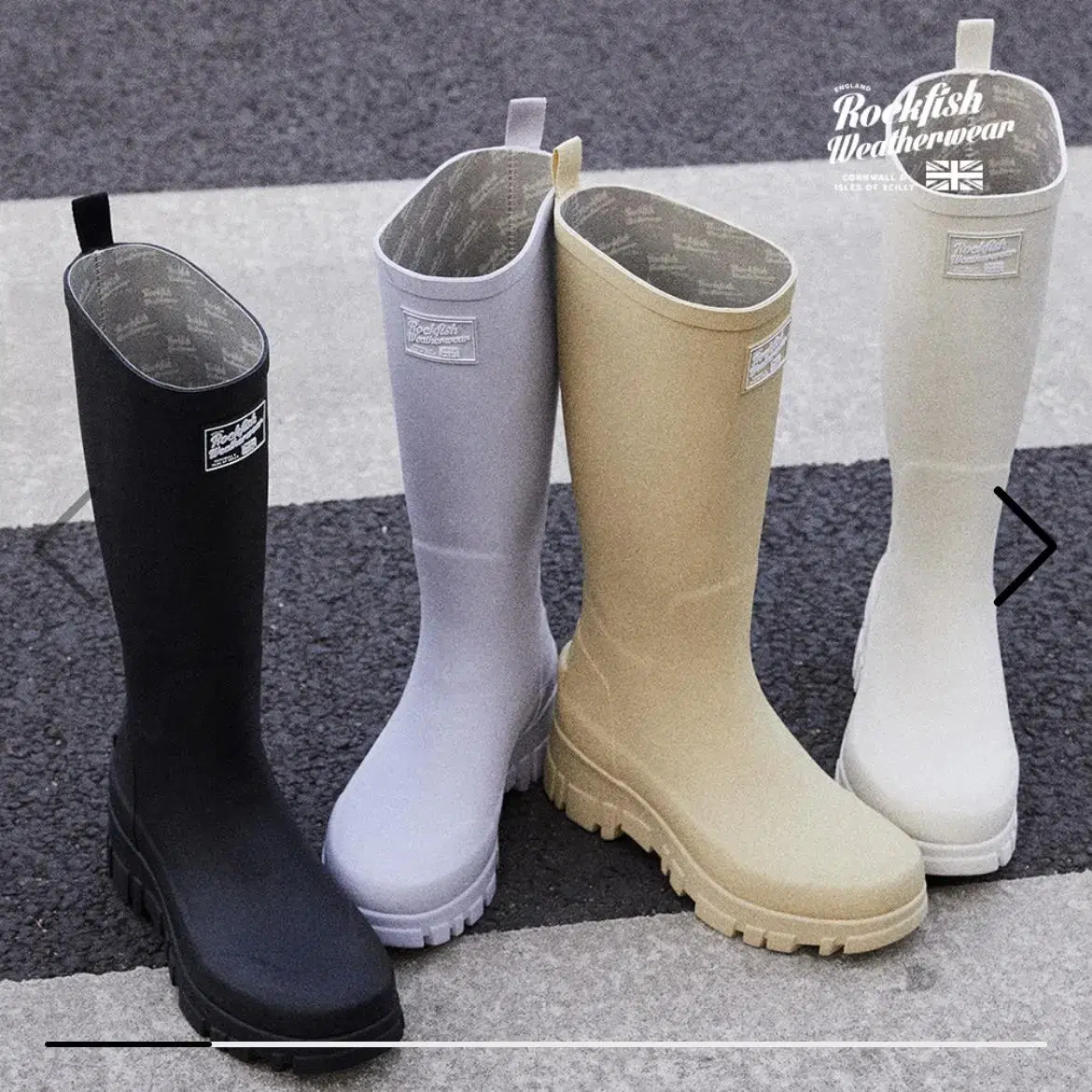 rockfishweatherwear rainboots cream230 sells-!