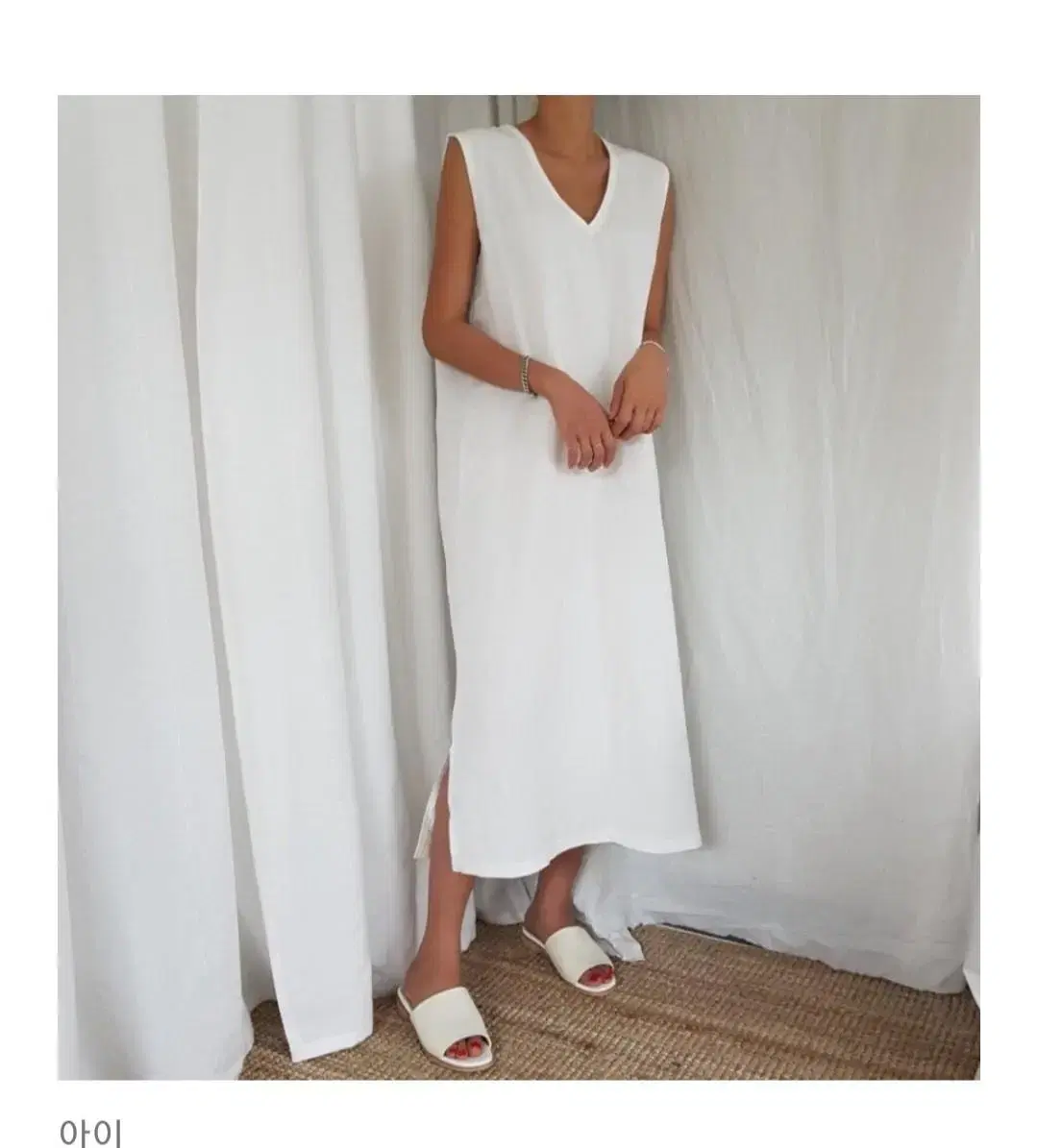 Linen long dress