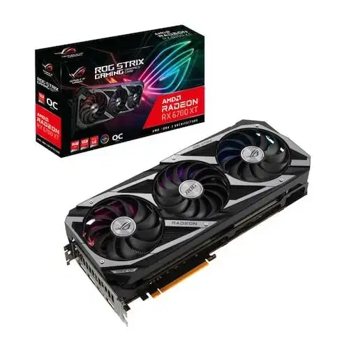 풀박스! ASUS ROG STRIX 라데온 RX 6700 XT 로그스트릭