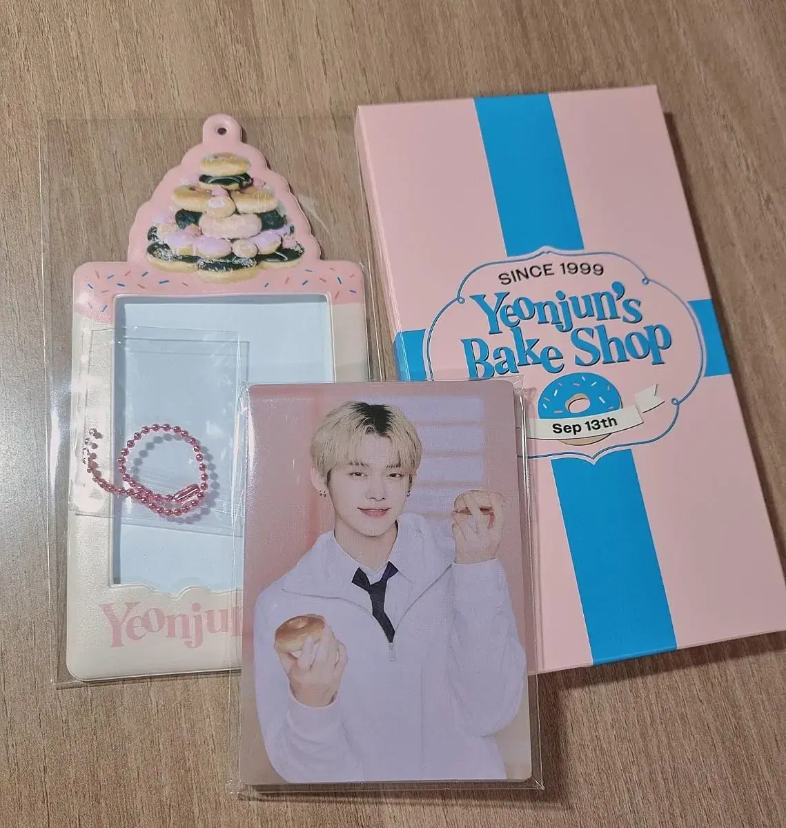 txt txt yeonjun photocard birthday photocard minipoca keyring full set