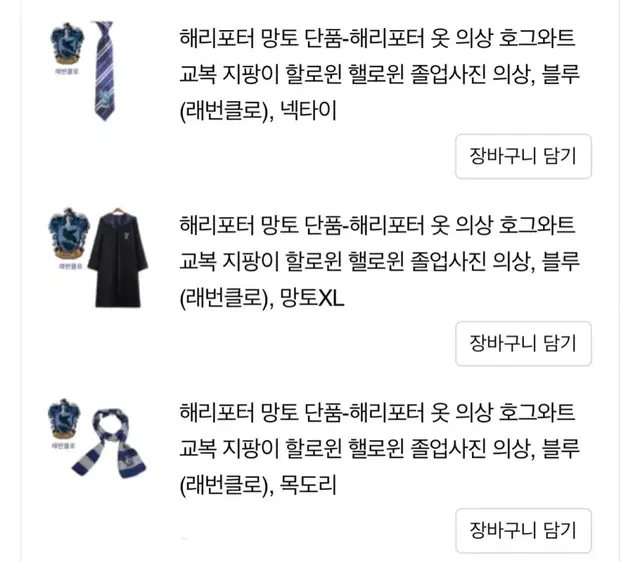 졸업사진 해리포터의상