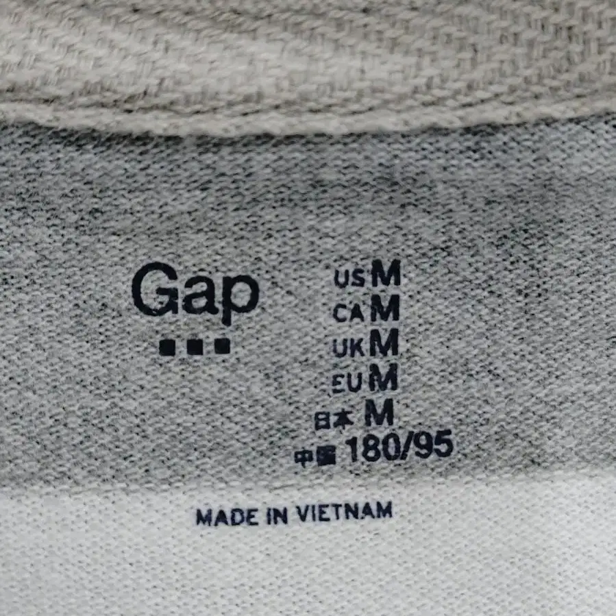 GAP 갭 여성 단가라 반팔 카라롱티