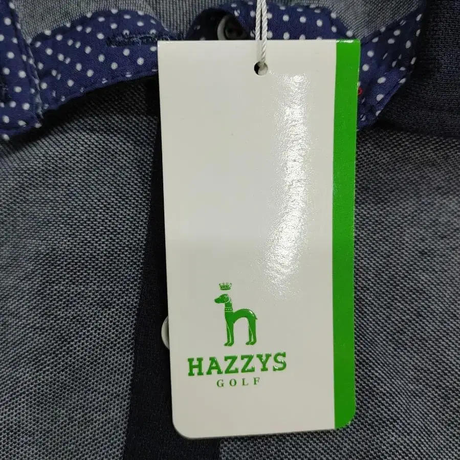 (새상품)HAZZYS GOLF 헤지스골프 여성 투톤 반팔카라티