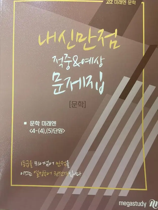 메가스터디 문학 미래엔 (내신만점 문제집 4,5단원)