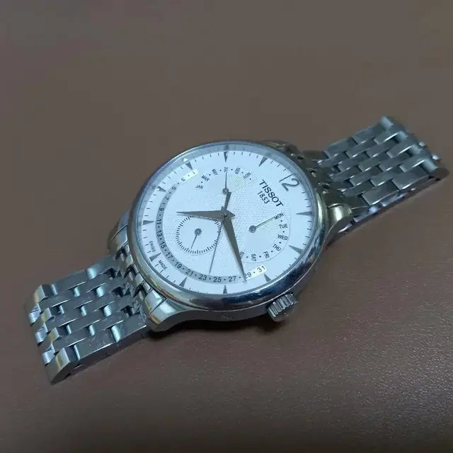 TISSOT 시계 퍼펙츄얼 쿼츠 남성용 스틸