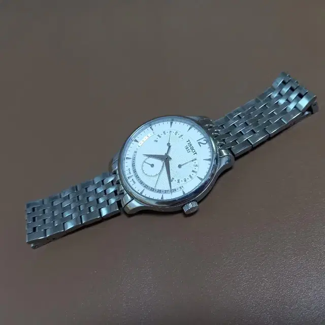 TISSOT 시계 퍼펙츄얼 쿼츠 남성용 스틸