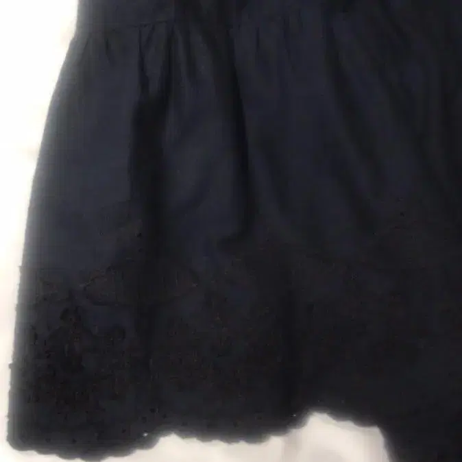 Vintage Black Lace Long Skirt