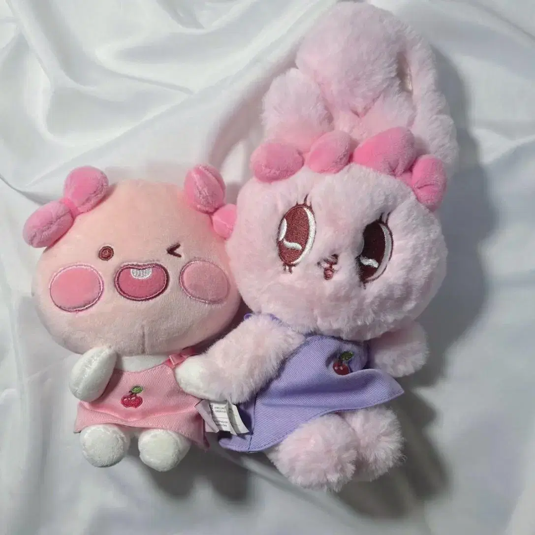 Kakao Friends Apeach Esther Bunny Twin Dolls