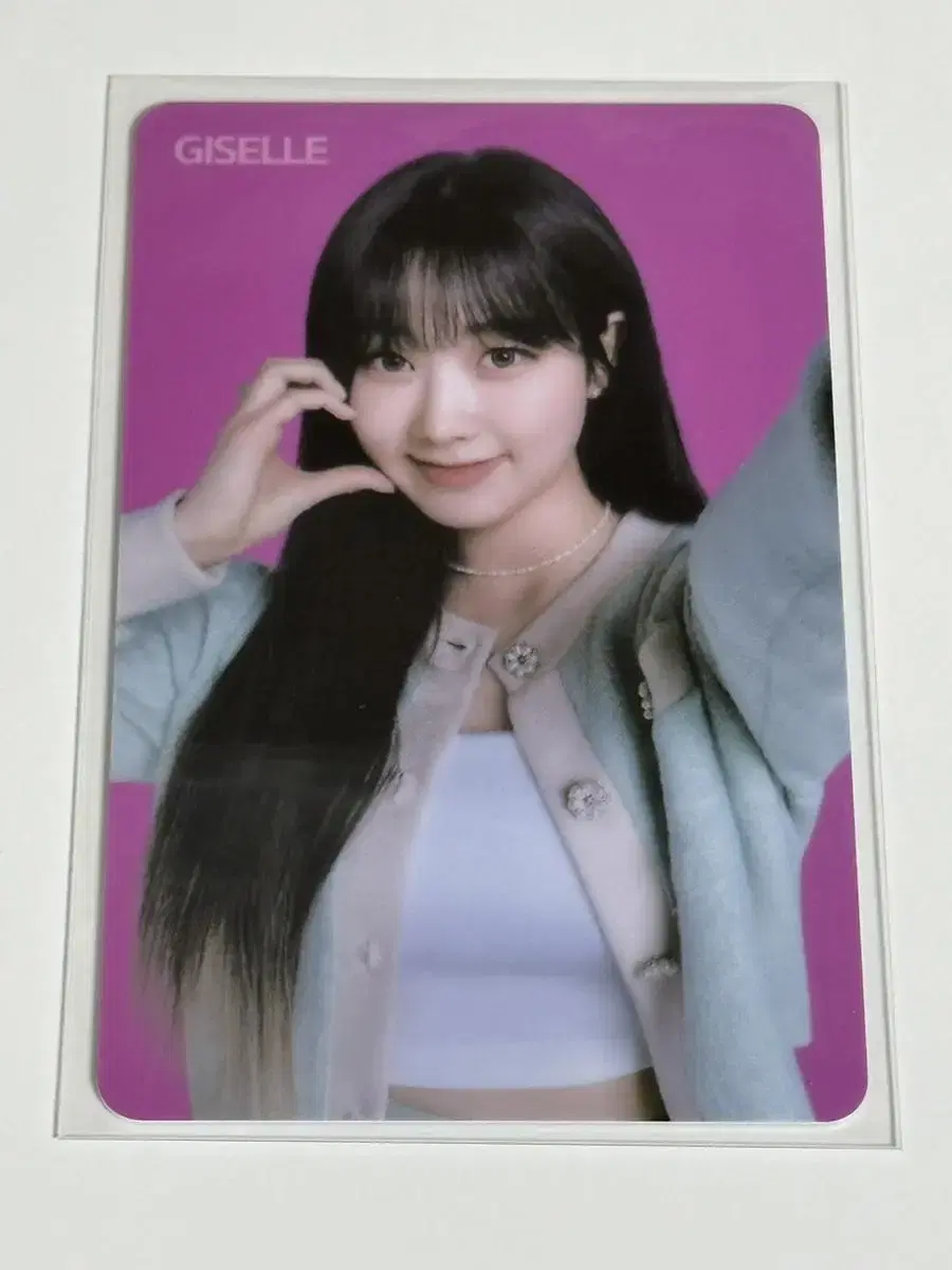 Aespa giselle tamszero photocard