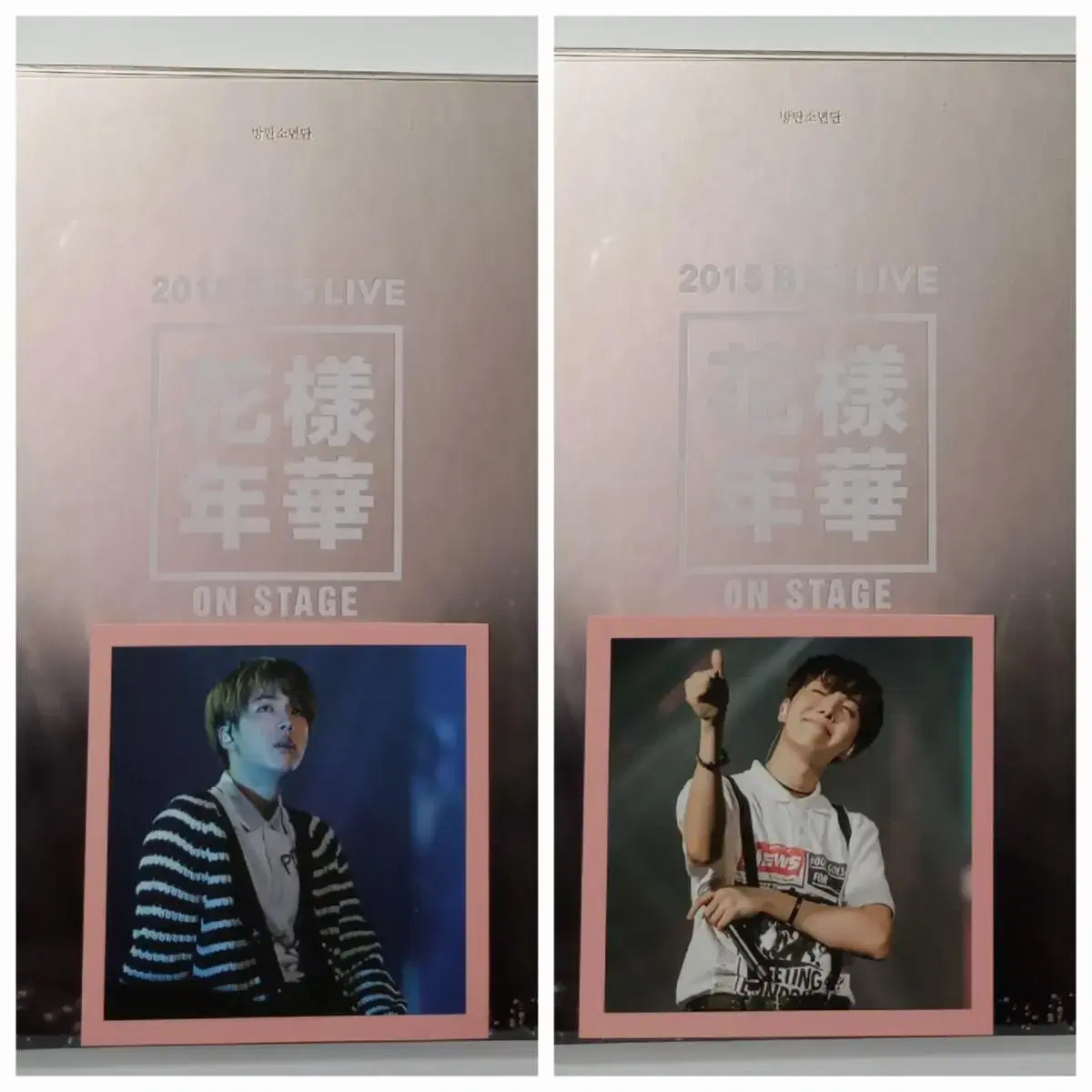 Full set with bangtan 2015 10oz DVD Seok Jin Hoseok photocard 