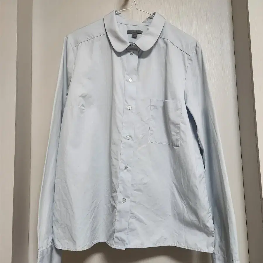 cos round collar sky blue shirt 42