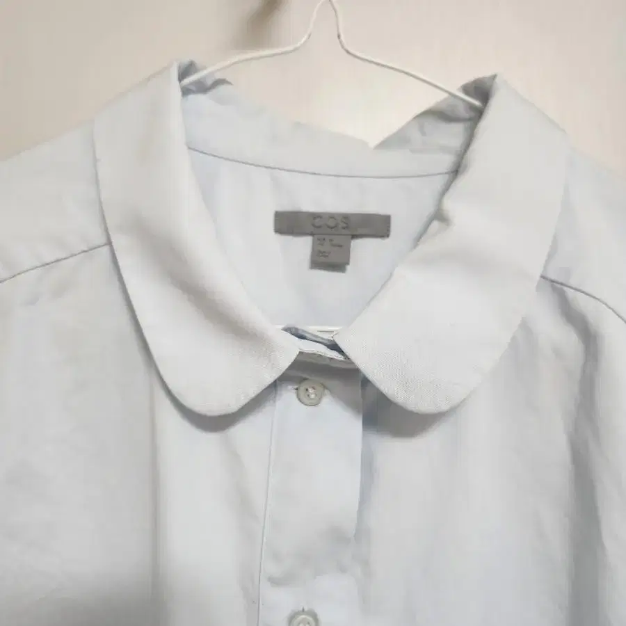 cos round collar sky blue shirt 42