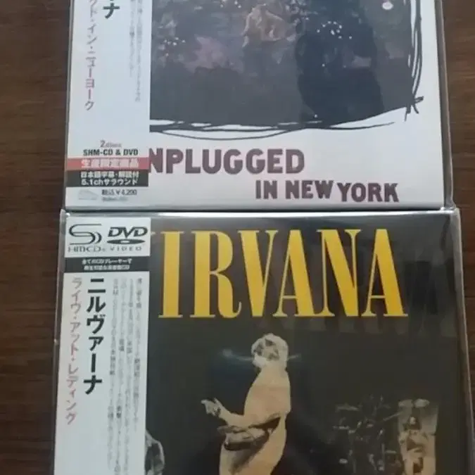 nirvana cd&dvd lp mini 너바나 엘피 미니어처