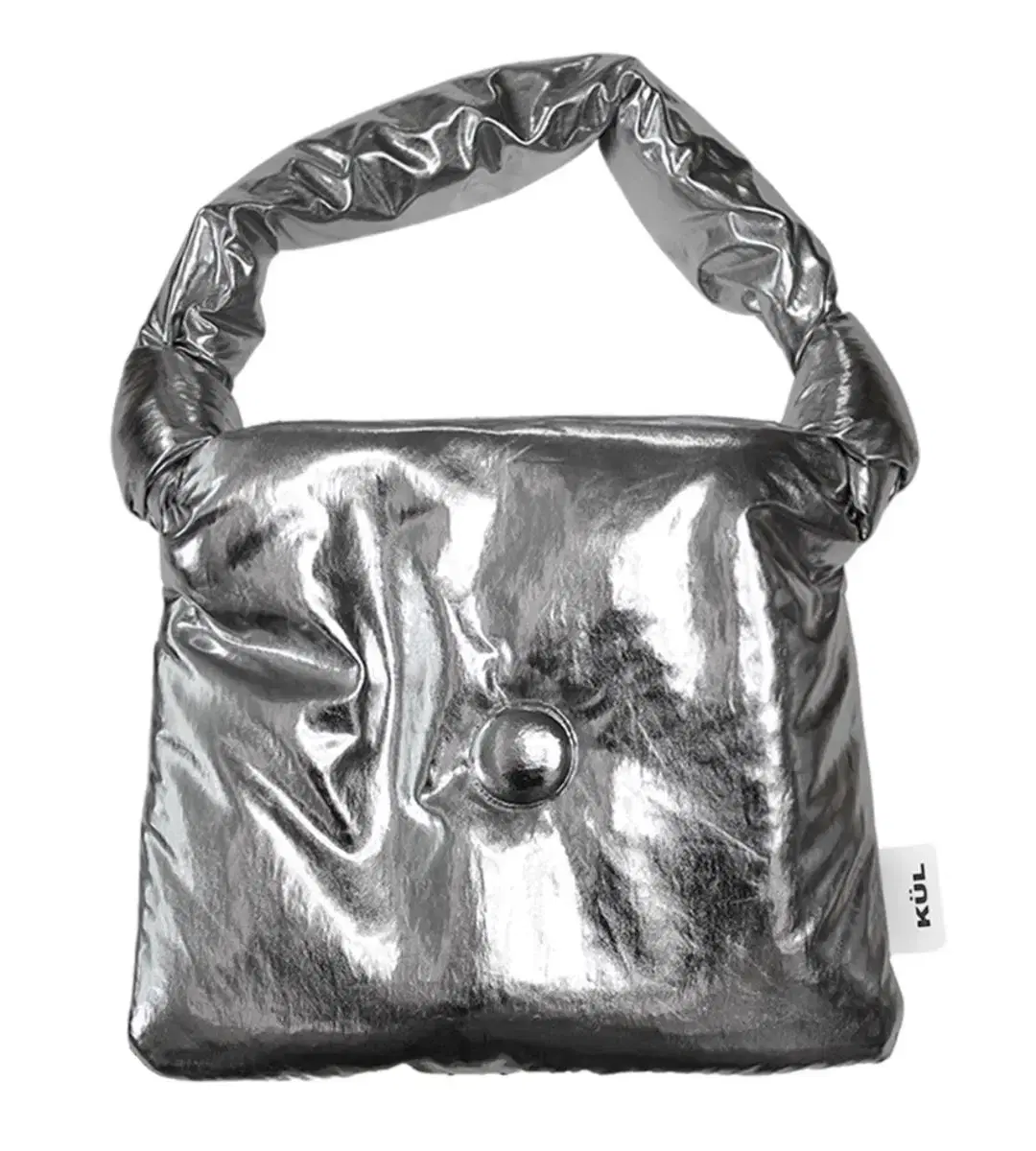 kul kul cushion bag silver mini cushion bag