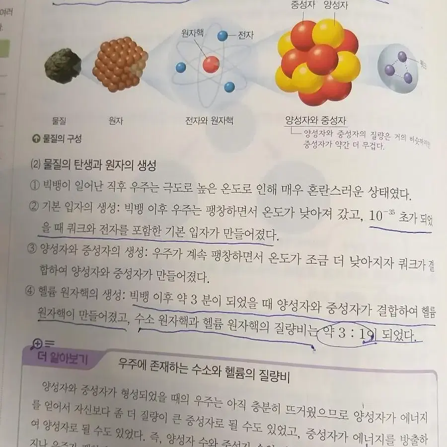 미래엔 통합과학 자습서