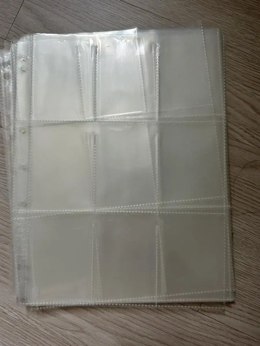 9-pocket binder refillable paper