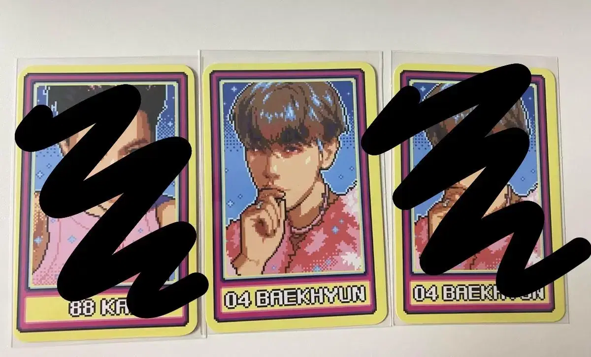 exo creamsoda pop up gamephotocard wts baekhyun