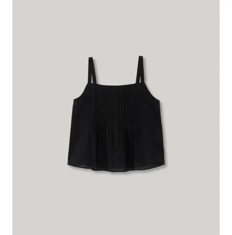 We are selling Archive J2U's pintuck sleeveless top (black).