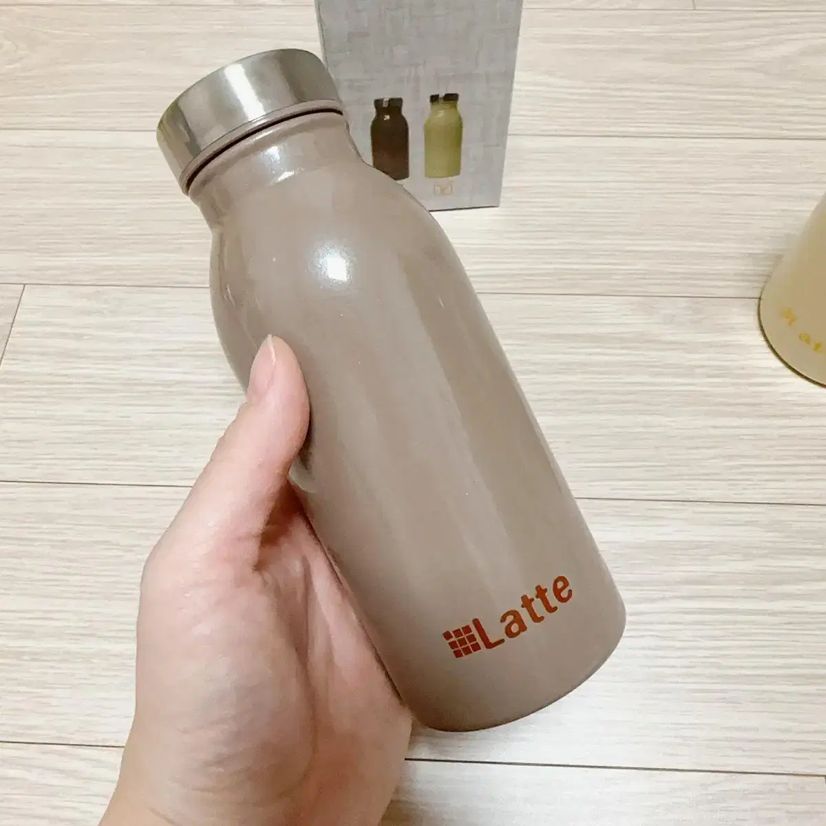 텀블러 보온병 350ml (갈색1병남음)