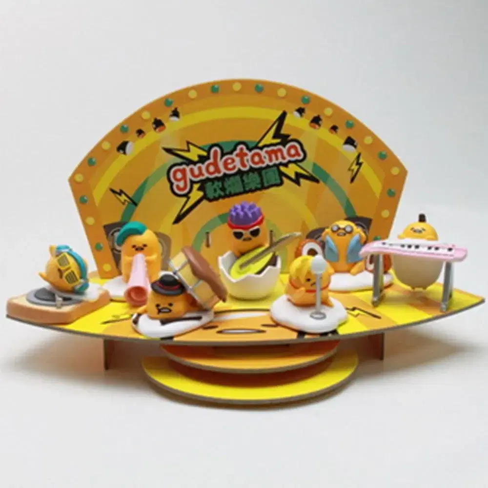 Gudetama Rock Band Figures