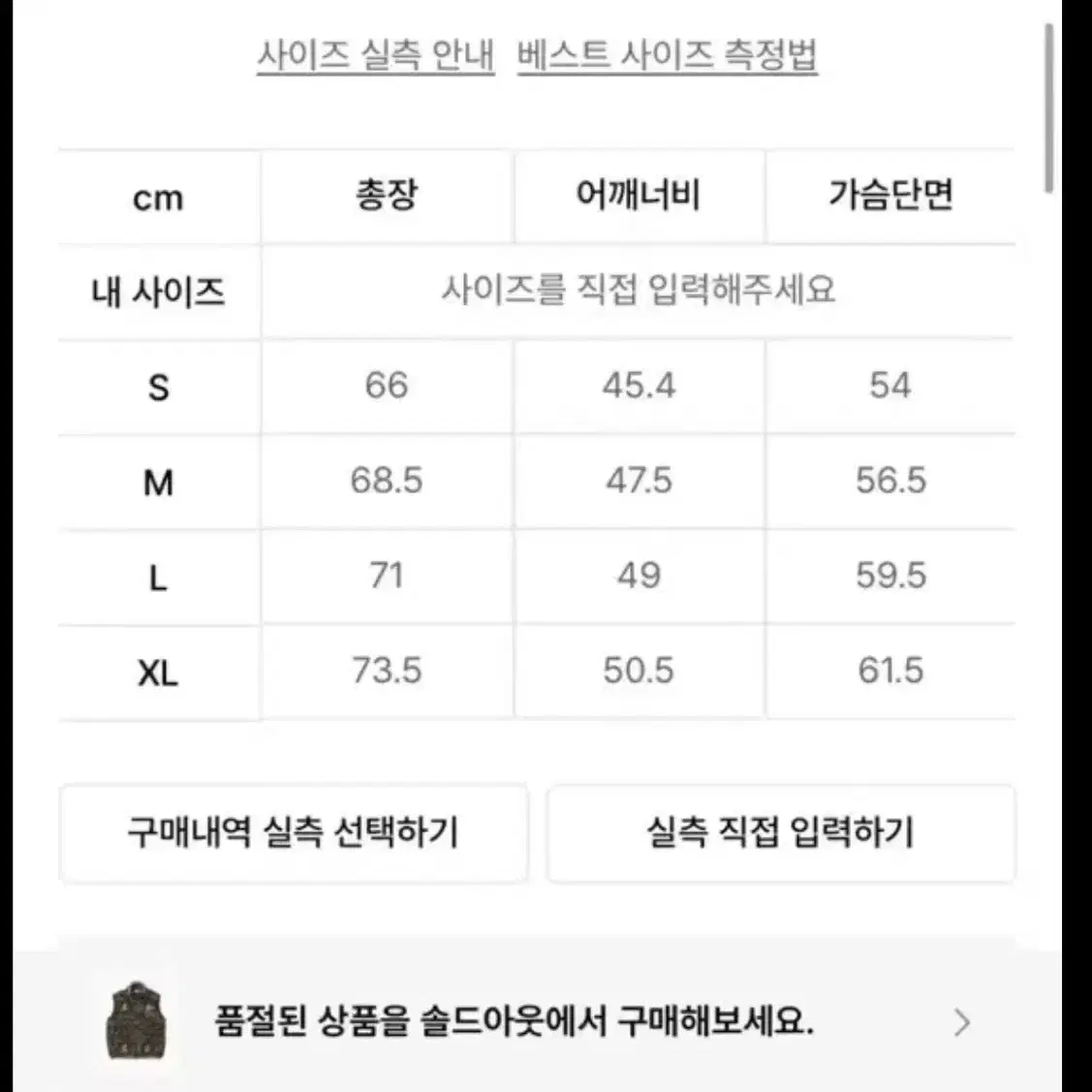 디네뎃 그라미치 콜라보 베스트 자켓 XL 105 size