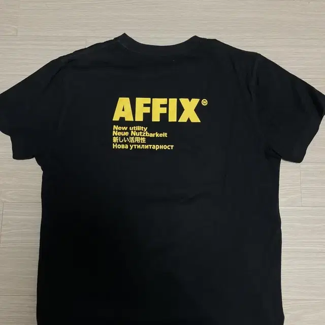 [L] affix 반팔 블랙 라지 og 초판