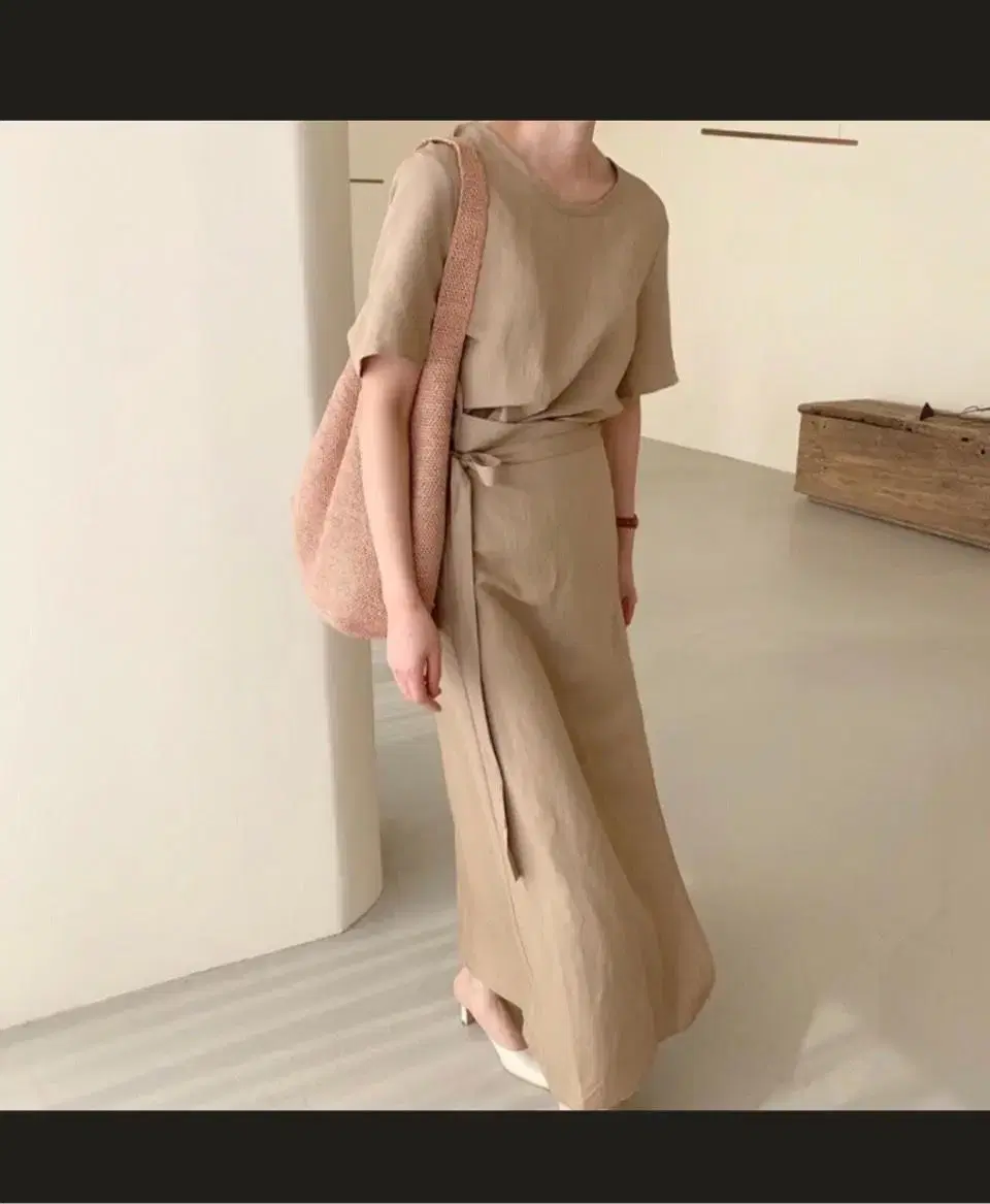 Imbibli Linen Long ONEPIECE(last reduced)