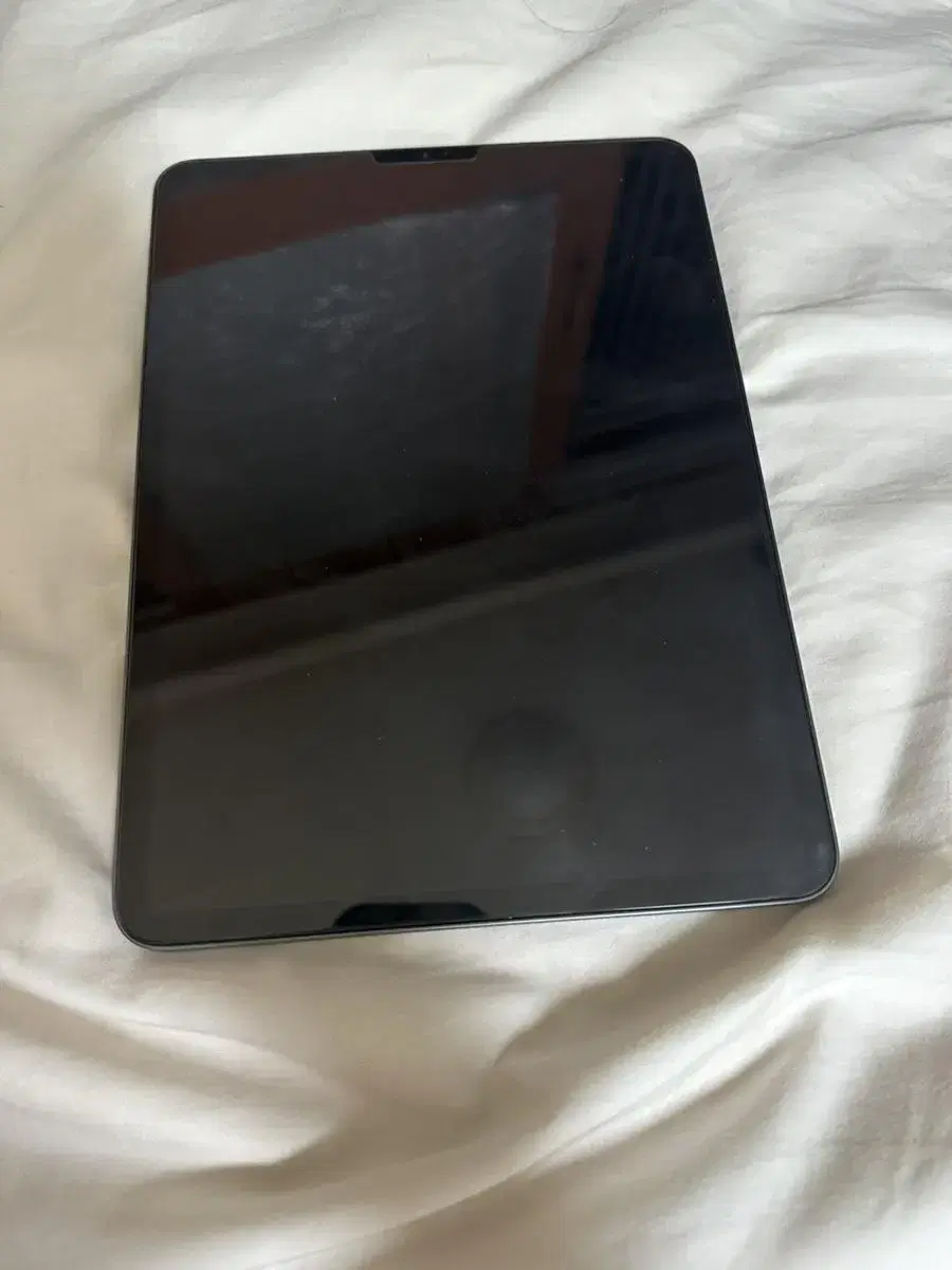 I'm selling a secondhand iPad Pro 3rd generation 11-inch 128g with a soft-touch finish.