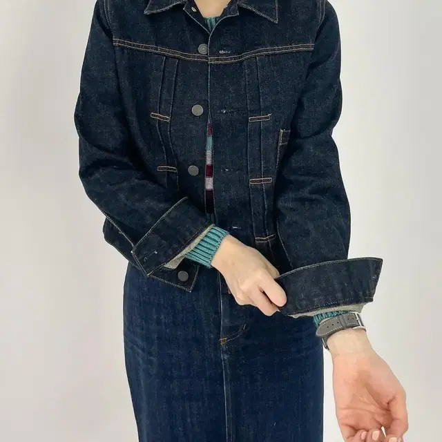 pas de calais 1st denim trucker jacket