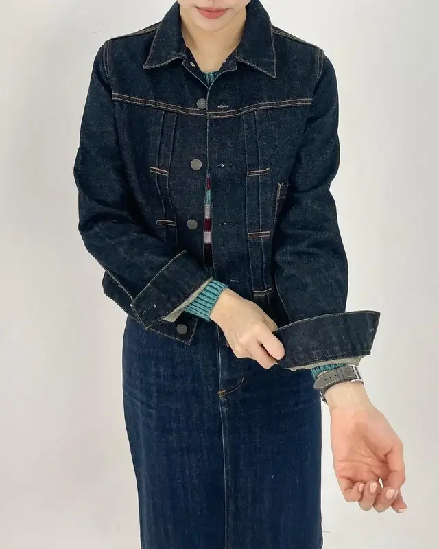 pas de calais 1st denim trucker jacket