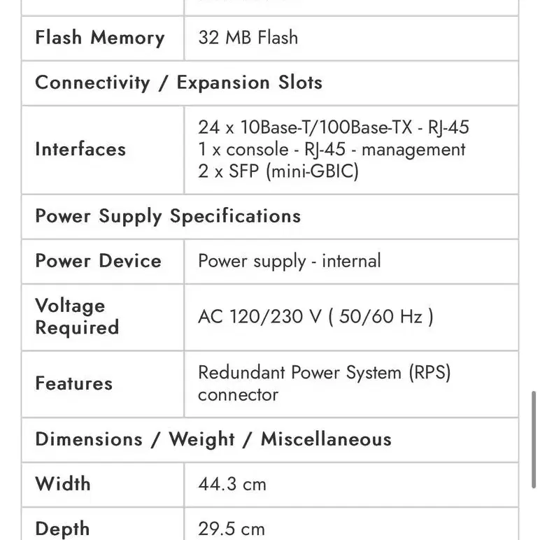 Cisco WS-3750V2-24PS-E V04